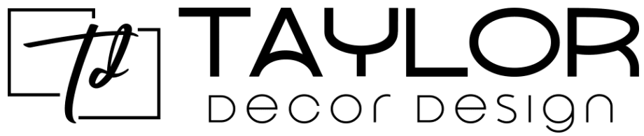 Logo negro Taylor Decor Design