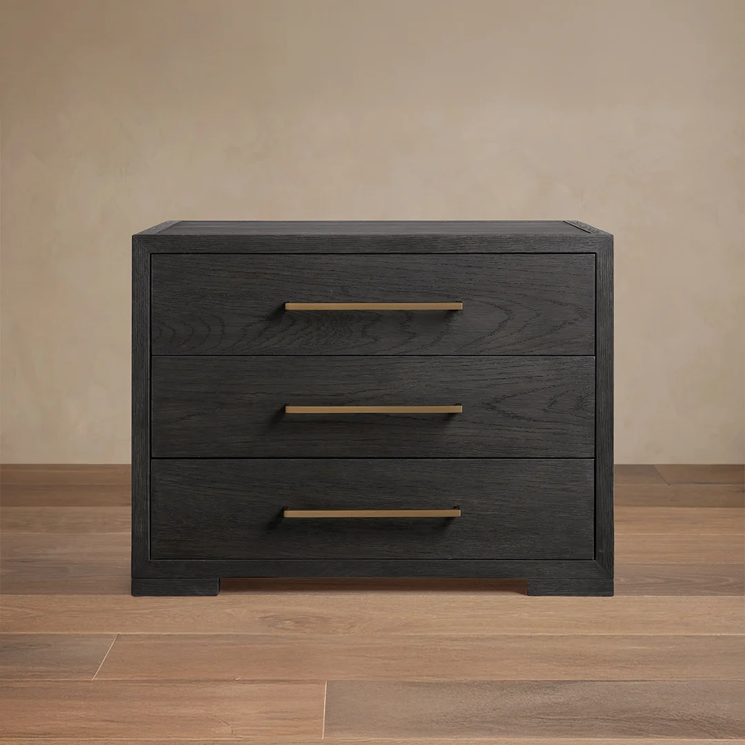 Mesa de noche noir fabricacion diseno muebles taylor decor